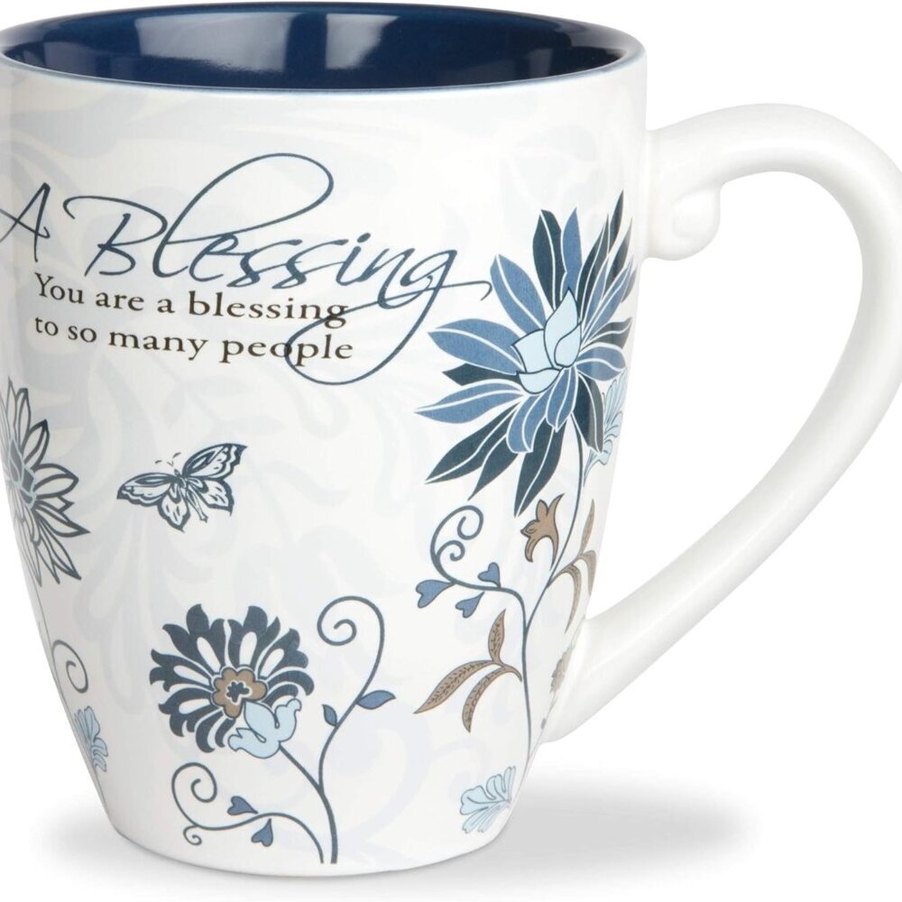 Blessing Ceramic Mug, 17-Ounce, Mark My Words,Multicolored